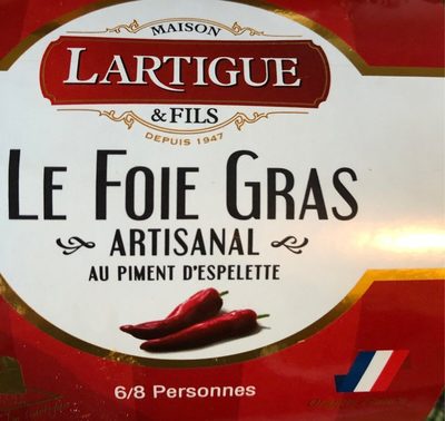 Fois gras au piment d'espelette