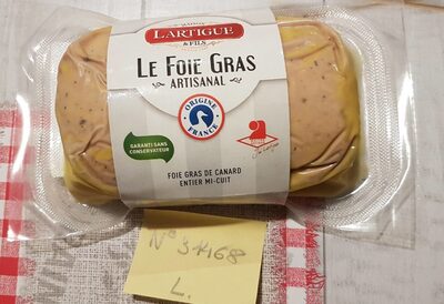 Foie gras de canard entiet mi cuit des landes