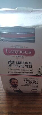 Pâté artisanale au poivre vert