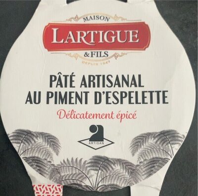 Pâté artisanal au piment d’Espeoette