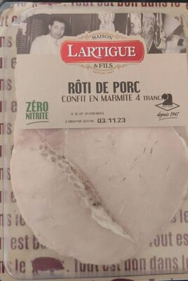 Rôti de porc confit