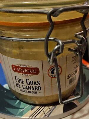Foie gras de canard entier mi-cuit