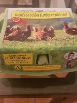 Oeufs de poules élevées en plein air