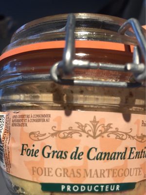 Foie gras de Canard entier front packaging