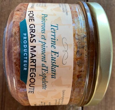 Terrine Euskara poivrons et piment d'Espelette