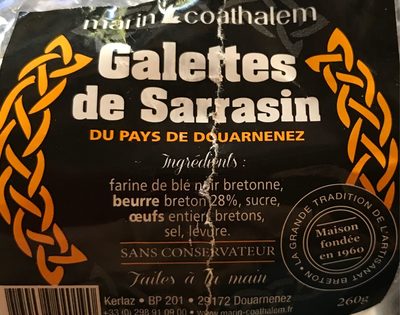 Galettes de Sarrasin du Pays de Douarnenez