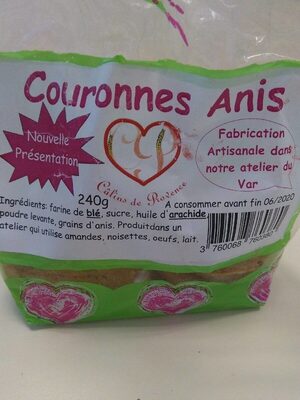 Couronnes Anis front packaging