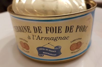 Terrine de foie de porc à l'Armagnac