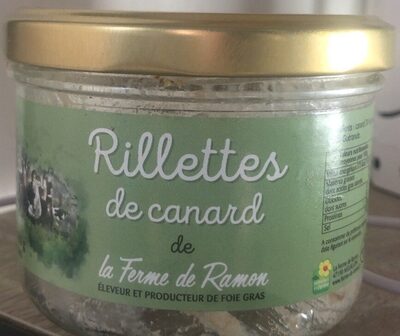 Rillettes de Canard front packaging