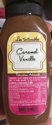 Les Tartinables Caramel Vanille
