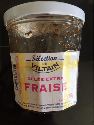 Gelée extra fraise front packaging