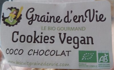 Cookie vegan coco chocolat