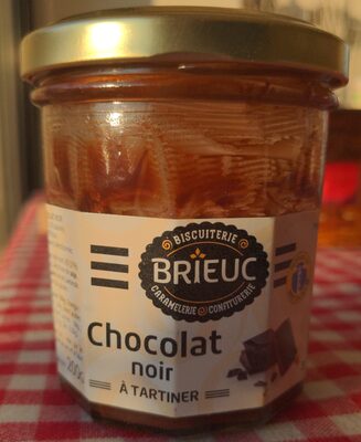 Chocolat noir à tartiner front packaging