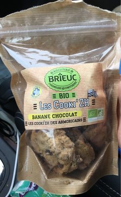 Les Cooki'zh des Armoricains Banane Chocolat Bio