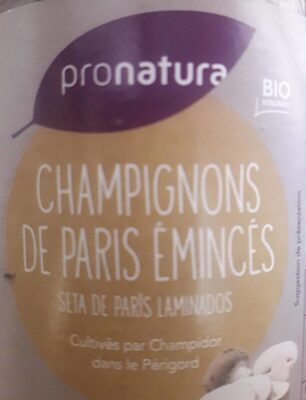 Champignons de Paris émincés