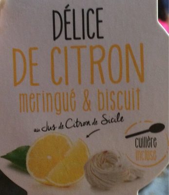 Délices de citron Meringue et biscuits