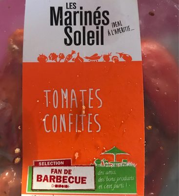 Tomates confites front packaging