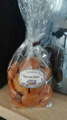 Mini pain d'épices nature front packaging