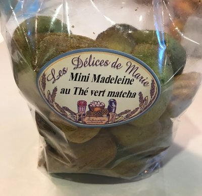 Mini Madeleine au Thé vert match front packaging
