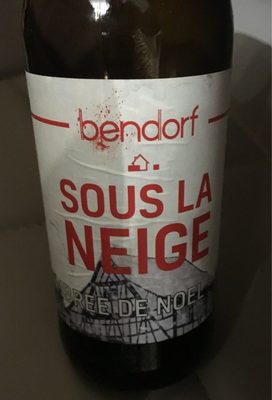 Bière de Noël Sous la neige