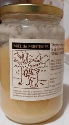 Miel de printemps front packaging