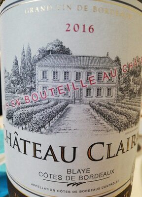 Château Clairac front packaging