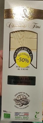 Chocolat Blanc Noix De Coco