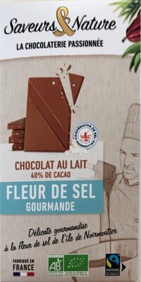 Chocolat au lait Fleur de sel