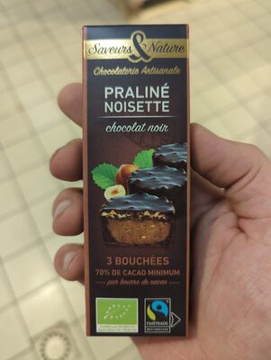 Noisette - Bouchées de Chocolat Noir