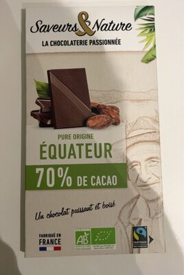 chocolat noir Équateur 70%