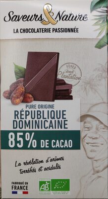 Chocolat noir 85% République Dominicaine