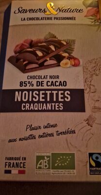 Chocolat noir noisette craquante