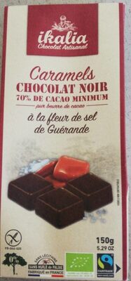 Caramels Choc Noir 150G a La Fleur De Sel
