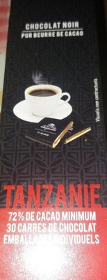 Chocolat noir Tanzanie 72%