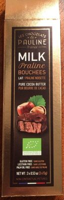 Milk praline bouchees