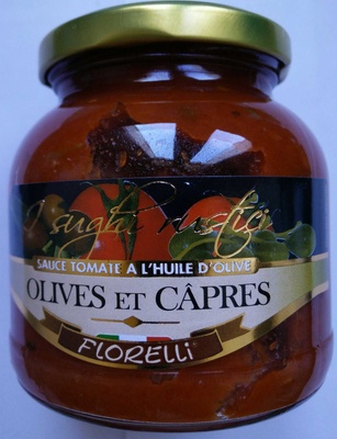 Sauce tomate à l'huile d'olive Olives et Câpres