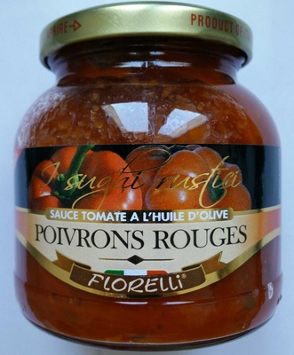 Sauce tomate à l'huile d'olive Poivrons Rouges