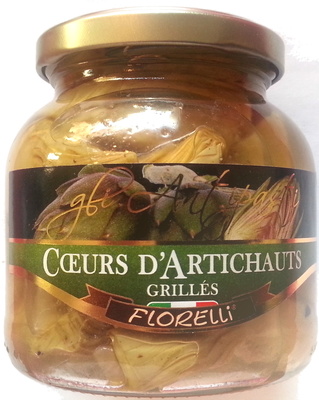 Coeurs d'artichauts grillés front packaging