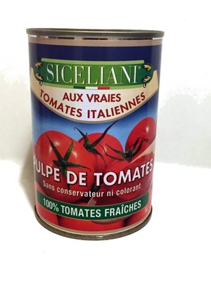 Pulpe De Tomates, 3 Fois 400 Grammes, Marque Siceliani