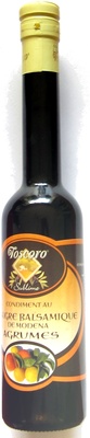 Vinaigre balsamique de Modène aux agrumes front packaging
