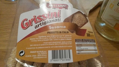Grissini artigianali sésame