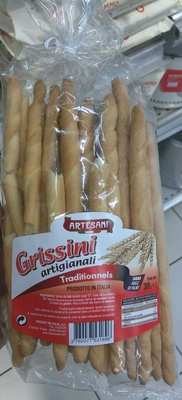 Grissini Artigianali Traditionnels front packaging
