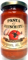 Pasta & Bruschetta - Champignons, Ail, Tomates