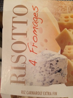 Risotto 4 fromages avec riz carnaroli extra fin