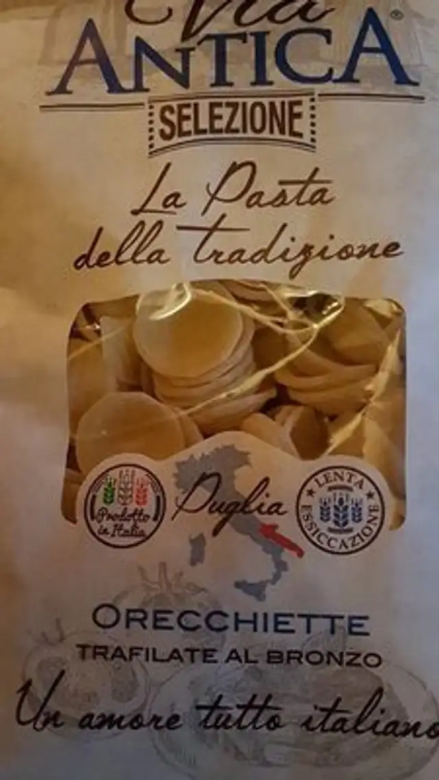Pâte orecchiette front packaging