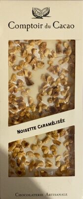 Tablette blanche noisette caramélisée