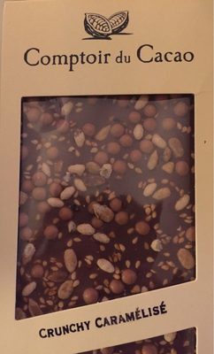 Tablette lait crunchy caramelise