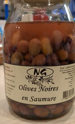 Olives noires en saumure
