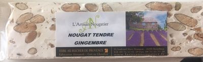 Nougat tendre gingembre