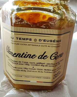 Clémentine de corse front packaging